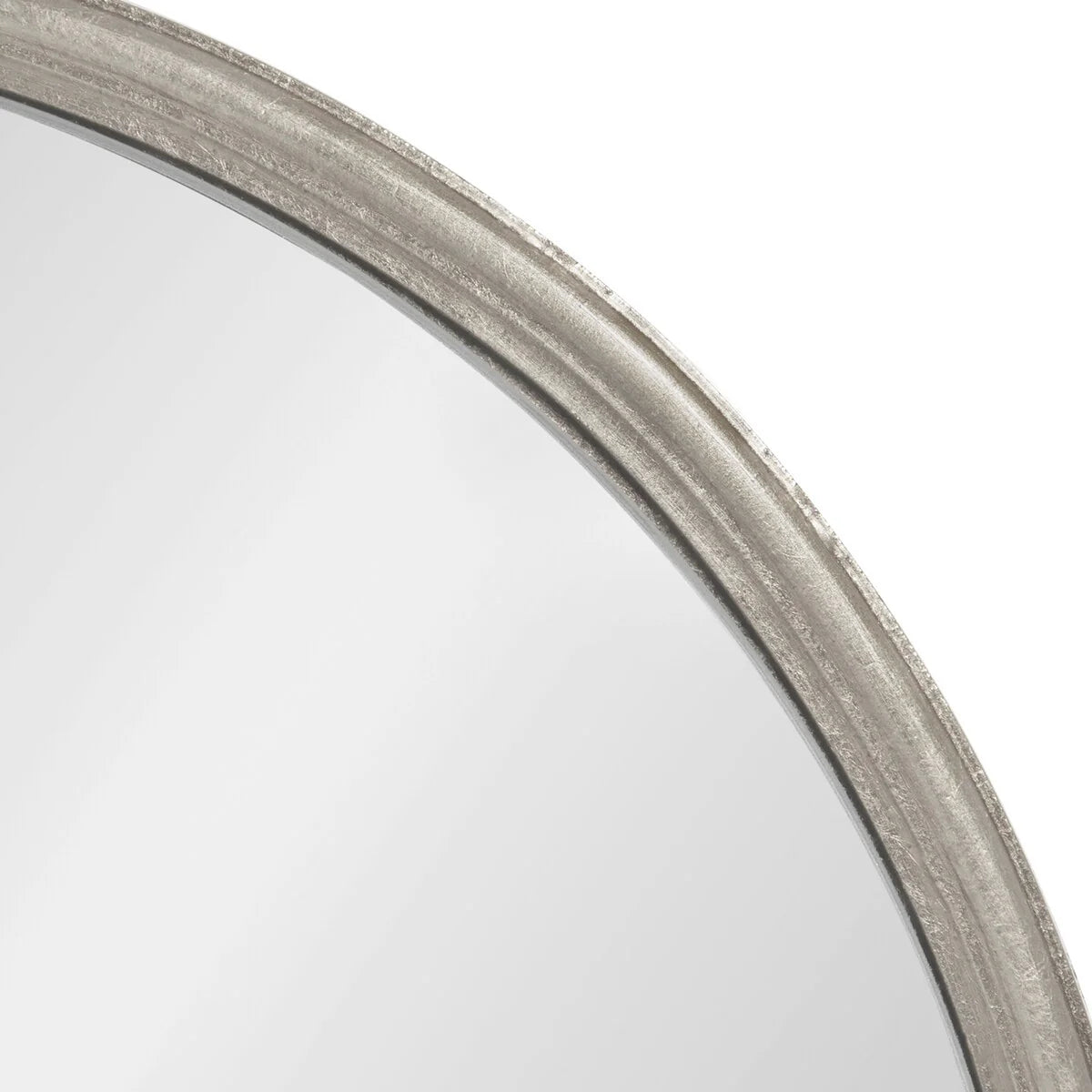 Modern Capsule Framed Wall Mirror, Decorative Oval Accent Mirror for Living Room, Bedroom and Entryway