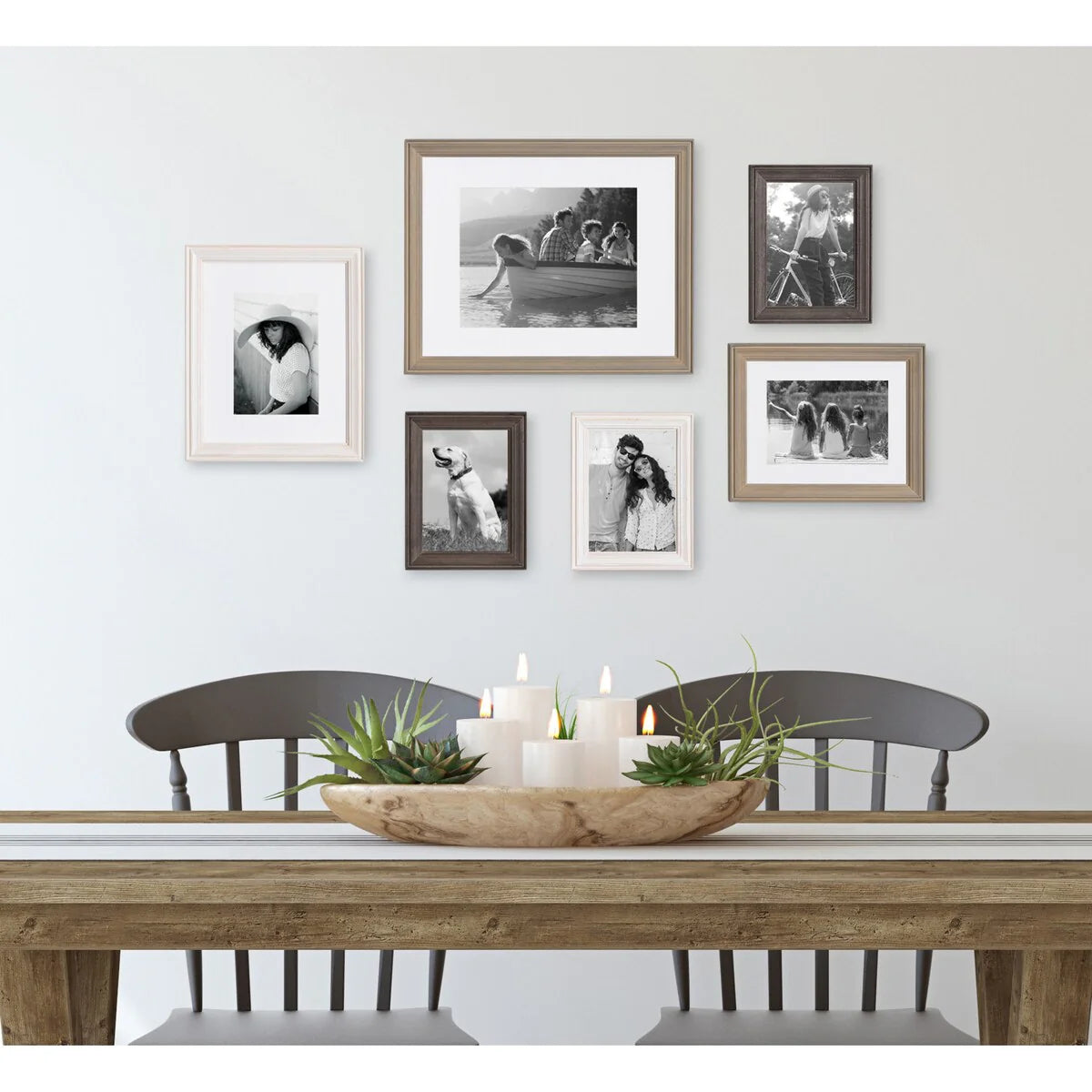Gallery Wall Frame Set, Multi-Piece Decorative Picture Frames for Photos, Artwork and Home Decor