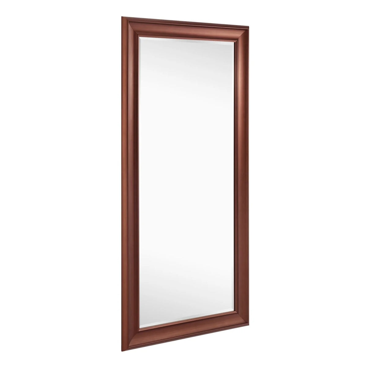 Tall Full Length Mirror, Oversized Rectangle Full Body Wall Mounted Mirror with Smooth Faux Wood Frame