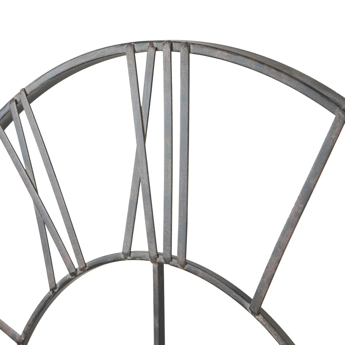 Modern Round Metal Wall Clock, Decorative Circular Hanging Clock for Living Room, Bedroom and Office