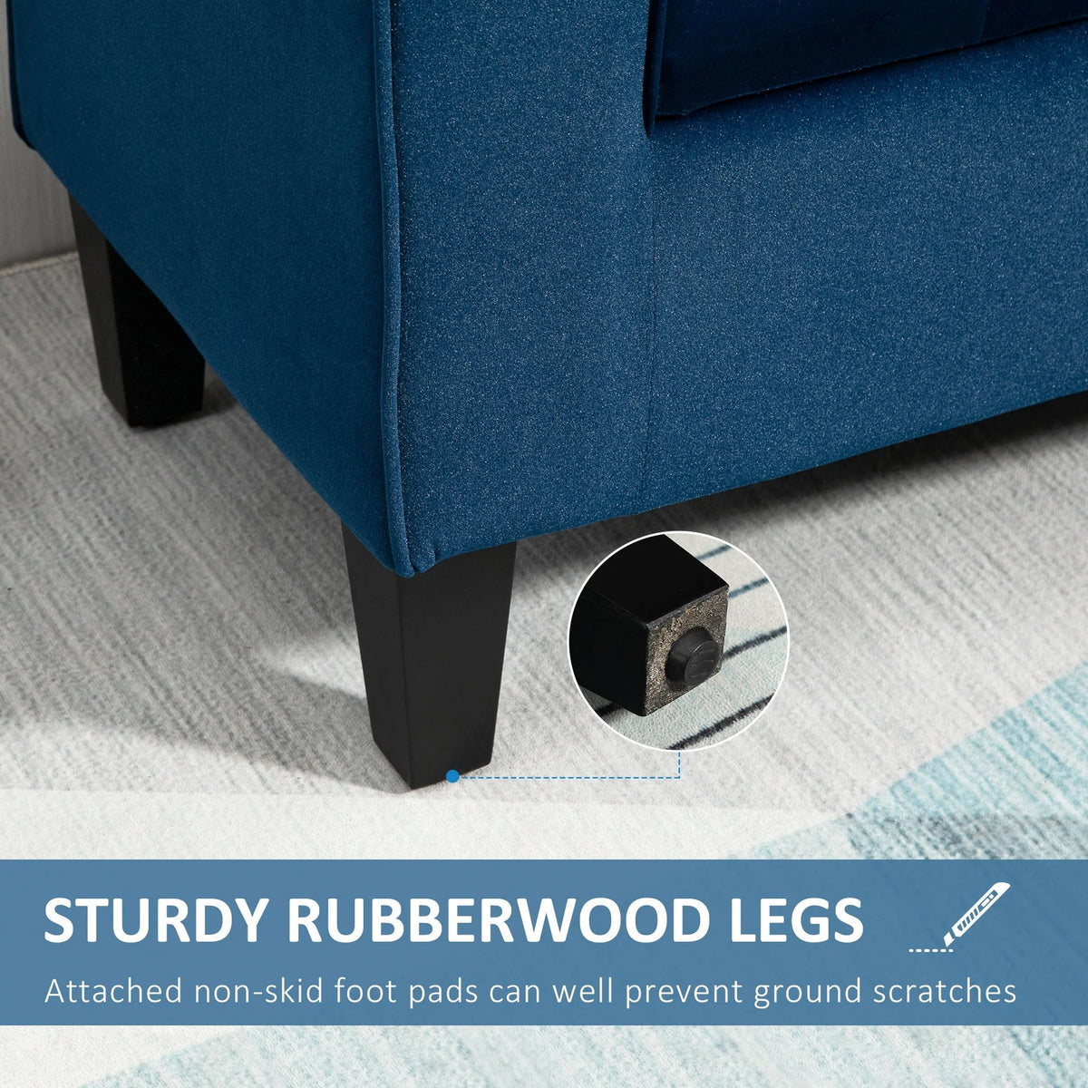 Button-Tufted Storage Ottoman Bench, Upholstered Bed Bench with Rolled Armrests for Bedroom, Living Room and Hallway