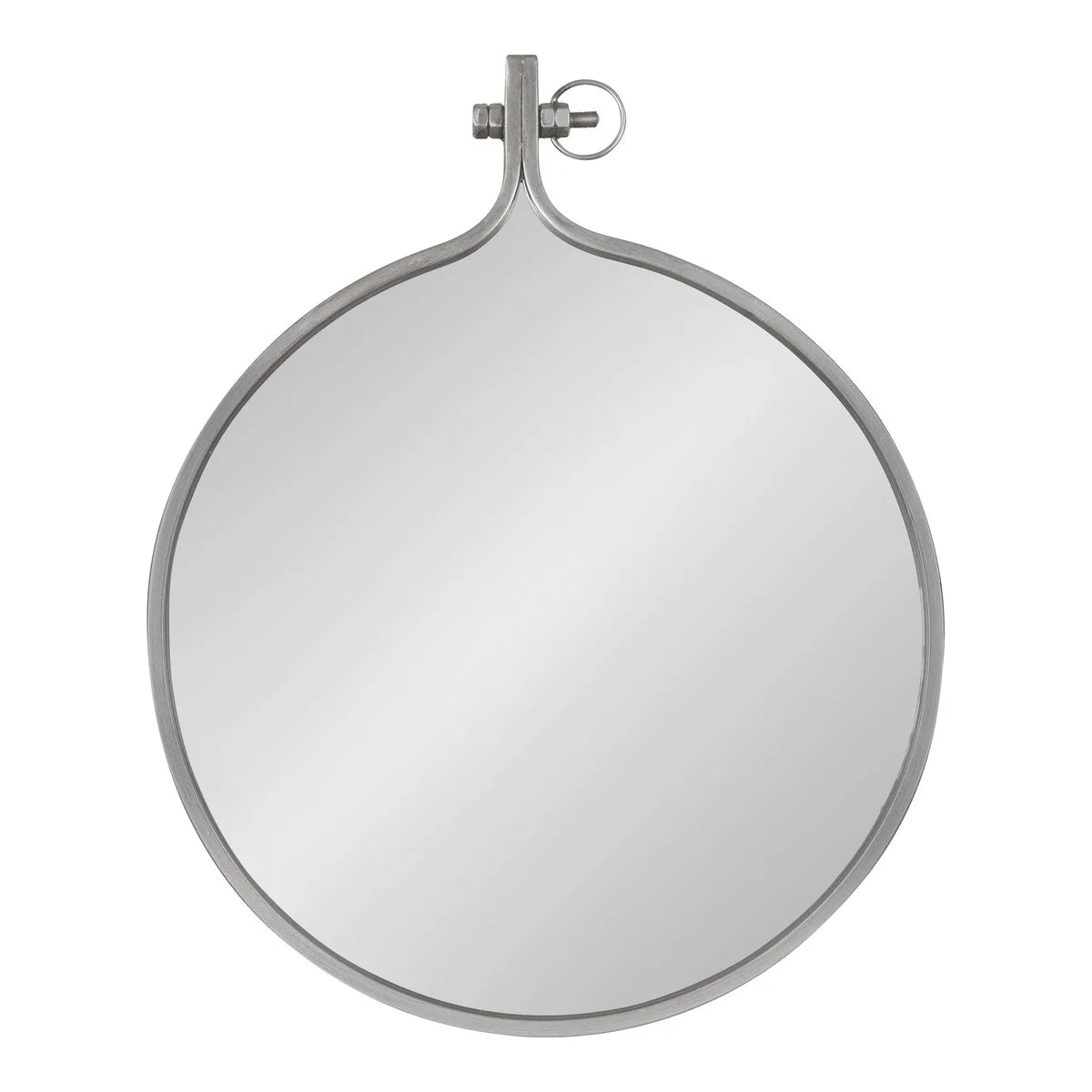 Modern Round Wall Mirror, Decorative Circular Accent Mirror for Living Room, Bedroom and Entryway