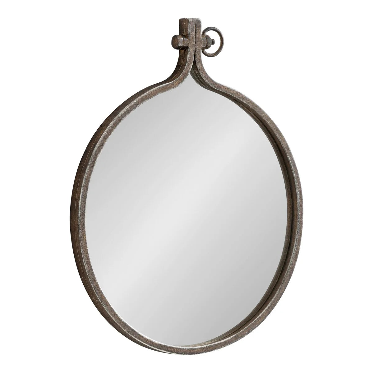 Modern Round Wall Mirror, Decorative Circular Accent Mirror for Living Room, Bedroom and Entryway