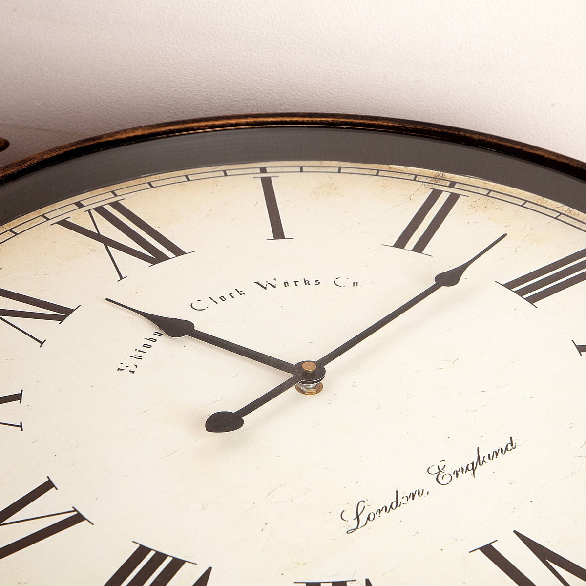 Large Antique Wall Clock, Vintage Decorative Hanging Clock for Living Room, Bedroom and Office