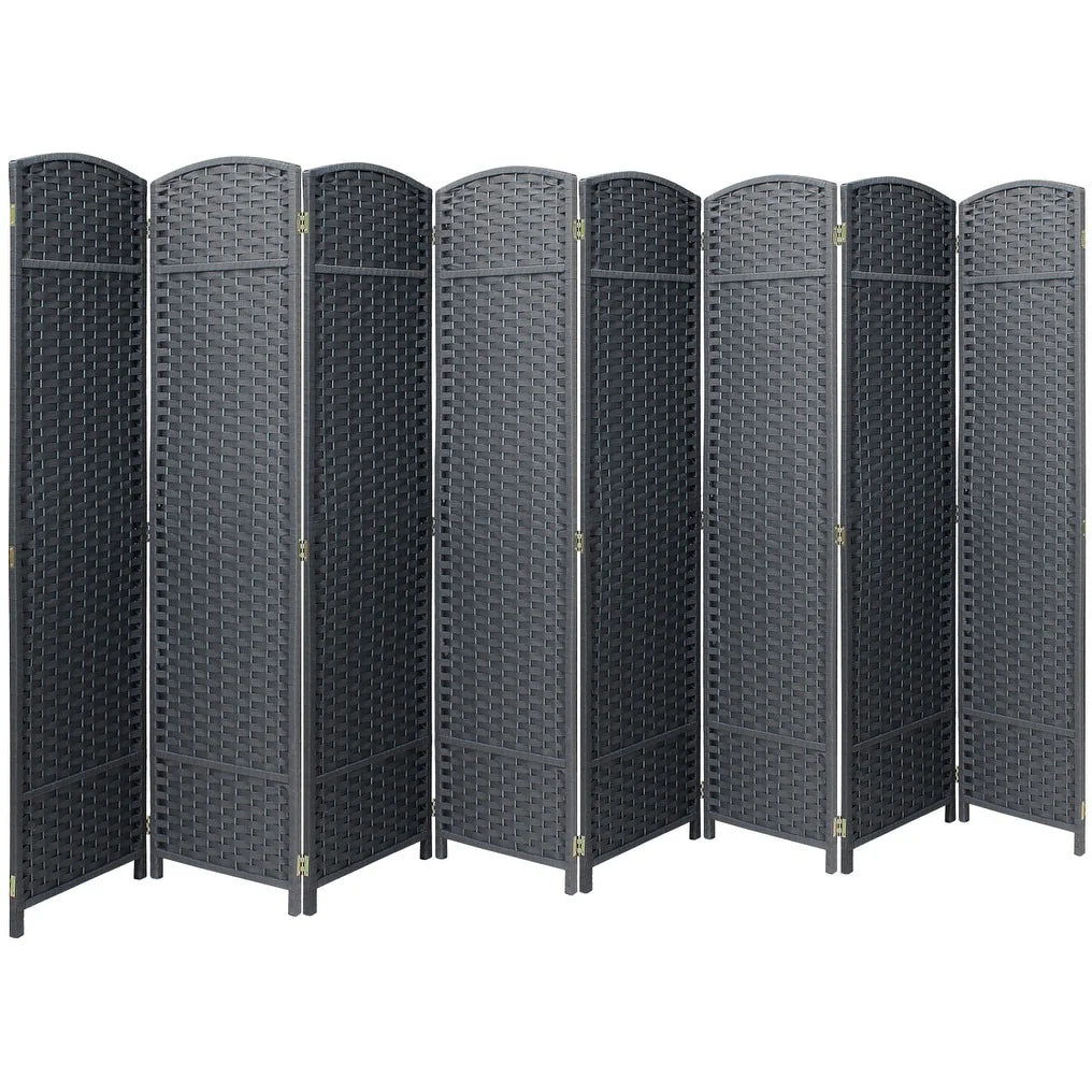 Tall Folding Room Divider Screen, Portable Privacy Partition Wall Panel for Bedroom, Living Room and Office