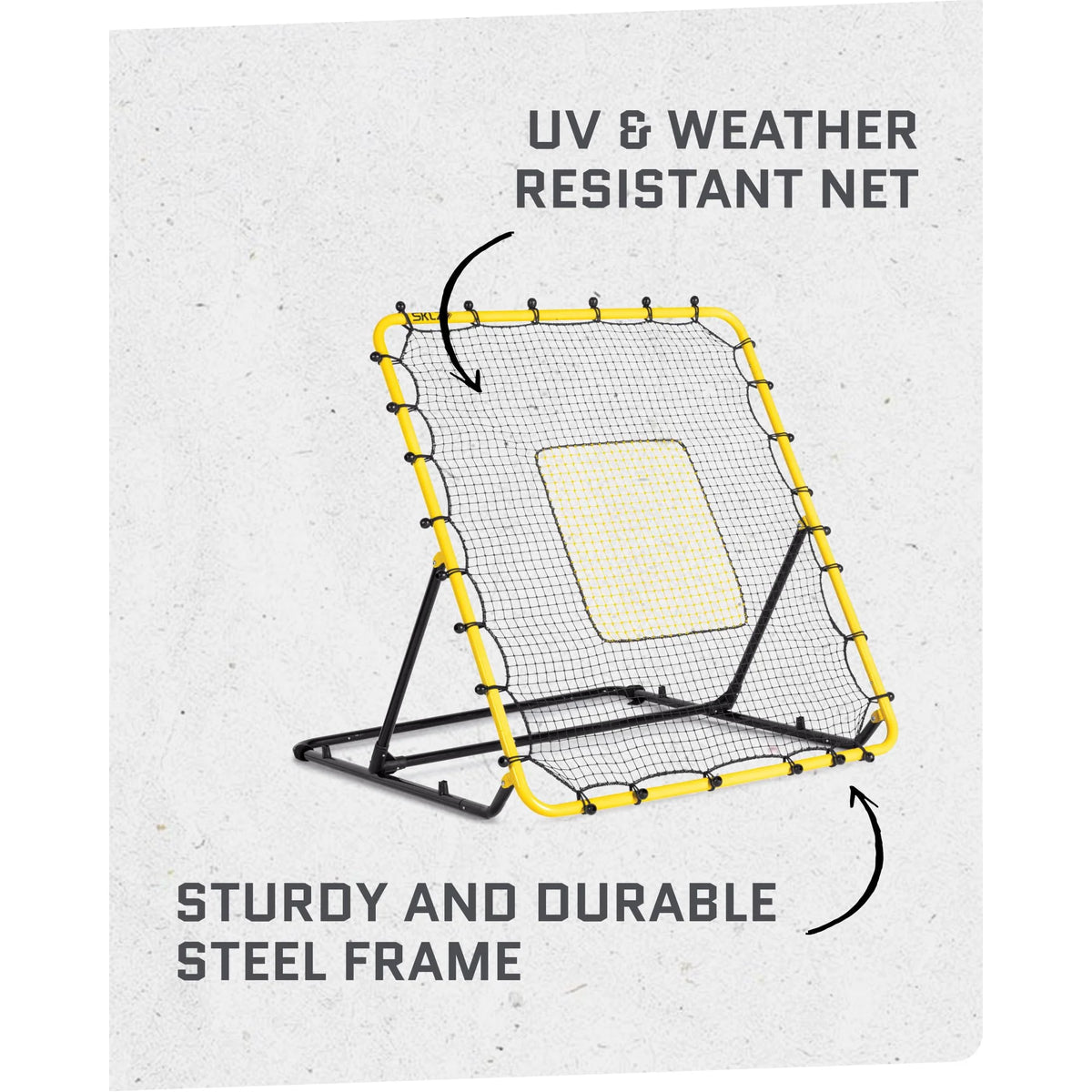 Baseball & Softball Fielding Trainer Rebounder Net, Portable Practice Equipment for Throwing, Catching and Fielding Skills