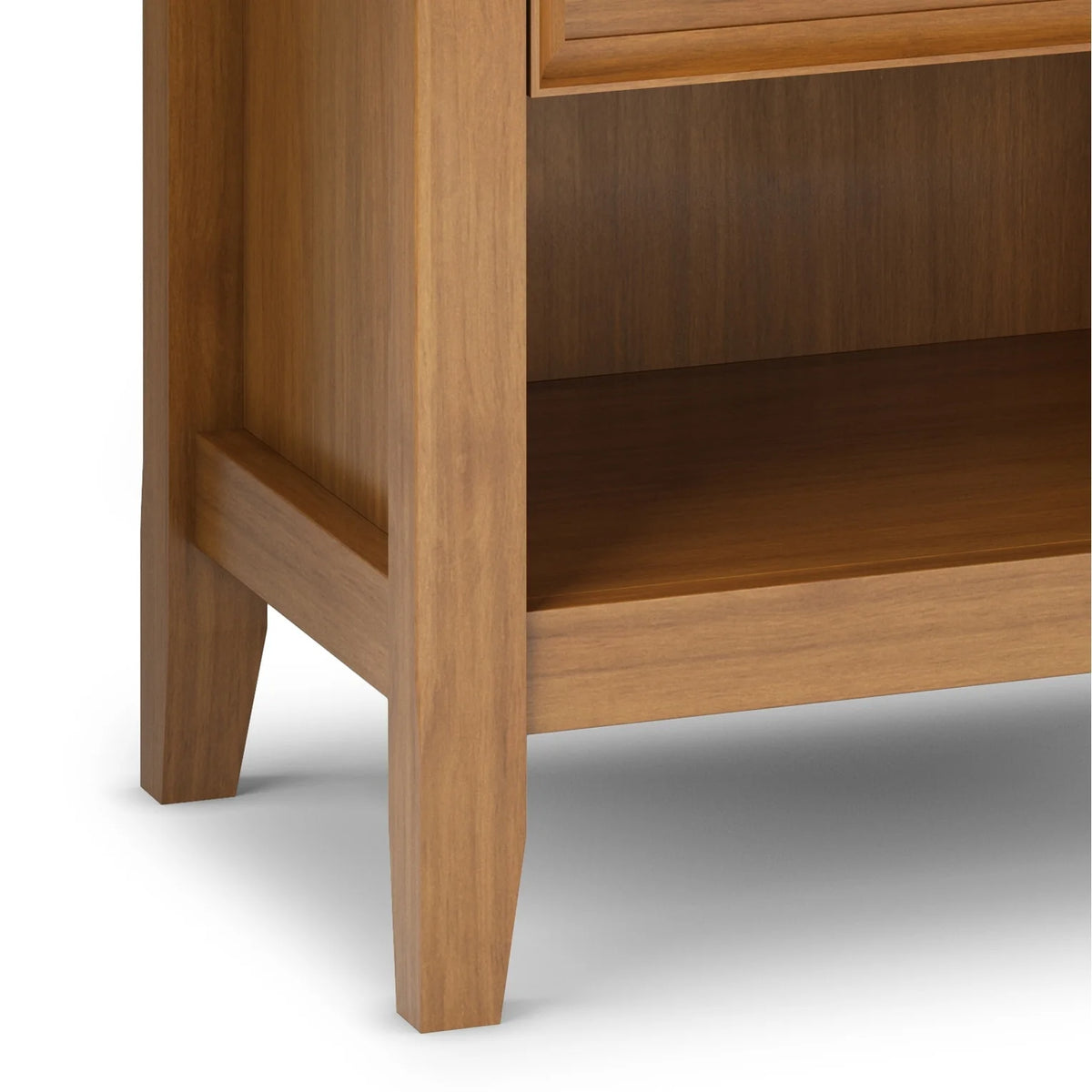 24 Inch Wide Solid Wood Nightstand, Bedside Table and Bedroom End Table