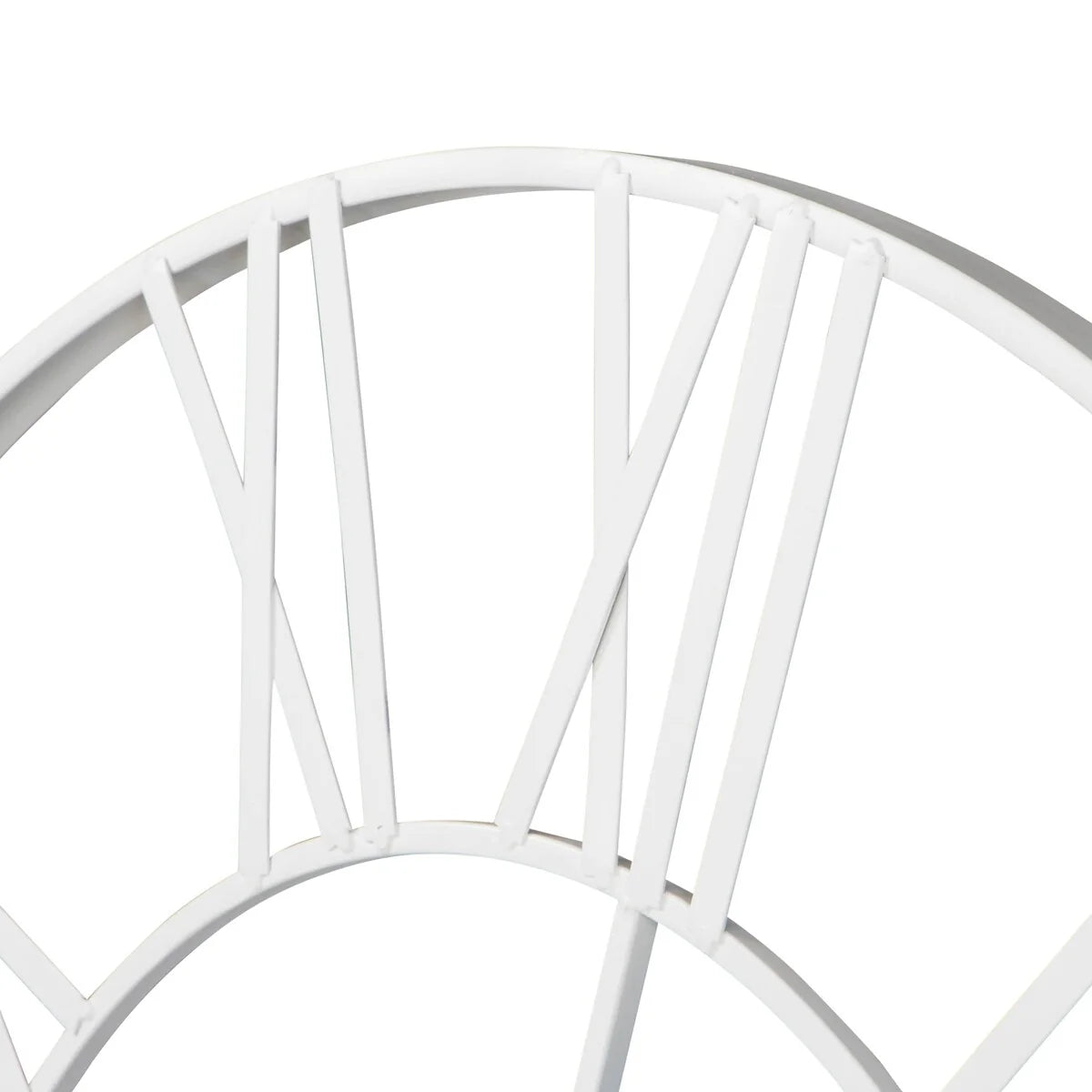 Modern Round Metal Wall Clock, Decorative Circular Hanging Clock for Living Room, Bedroom and Office