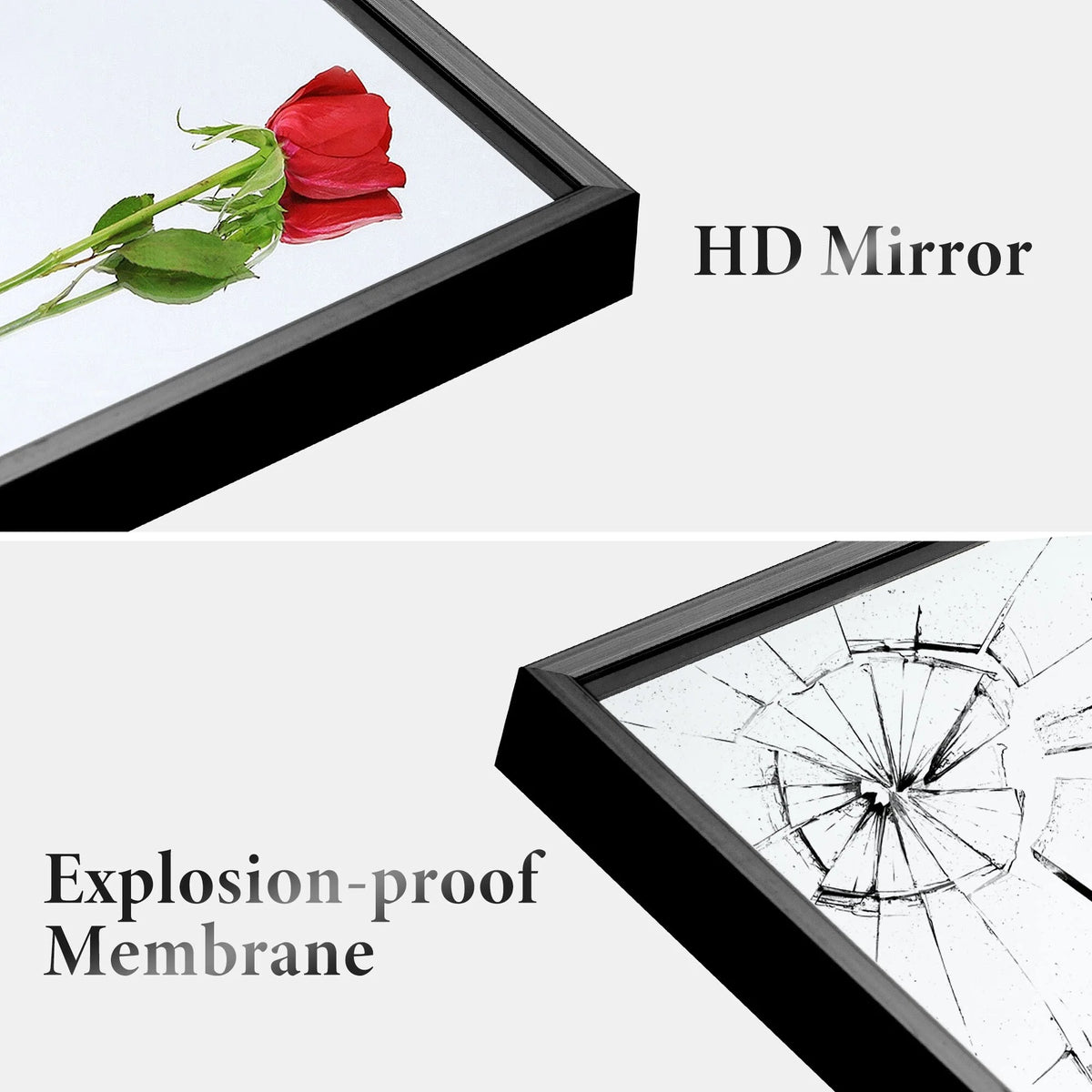 Large Full Length Wall Mounted Mirror, Full Body Dressing Mirror for Bedroom, Entryway and Home Decor