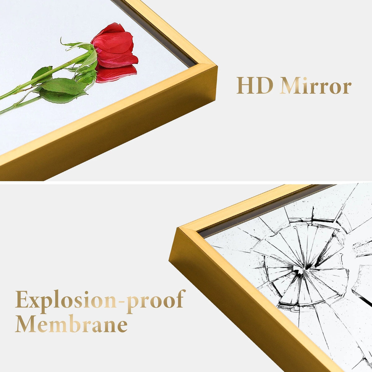 Large Full Length Wall Mounted Mirror, Full Body Dressing Mirror for Bedroom, Entryway and Home Decor