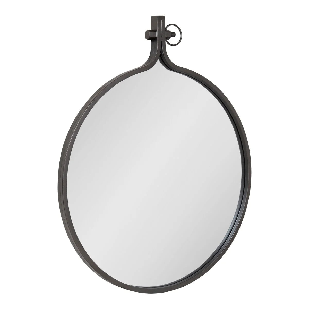 Modern Round Wall Mirror, Decorative Circular Accent Mirror for Living Room, Bedroom and Entryway