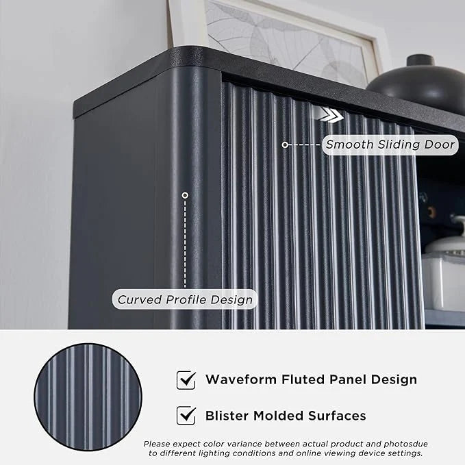 Modern Bathroom Wall Cabinet, Wall Mounted Medicine Storage Organizer with Shelves for Home Organization