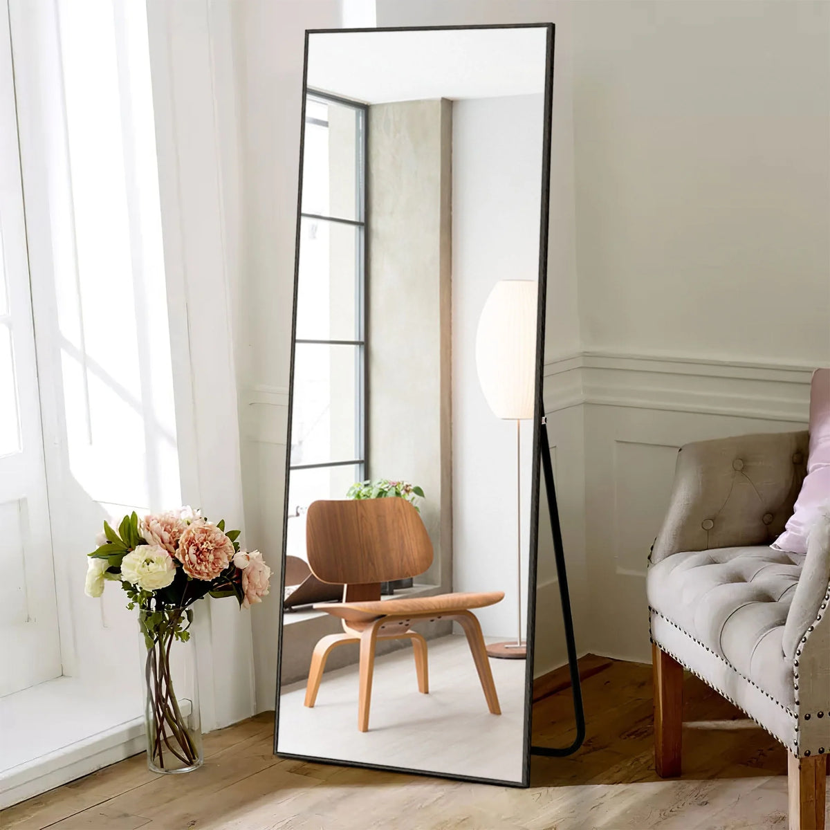 Large Full Length Wall Mounted Mirror, Full Body Dressing Mirror for Bedroom, Entryway and Home Decor