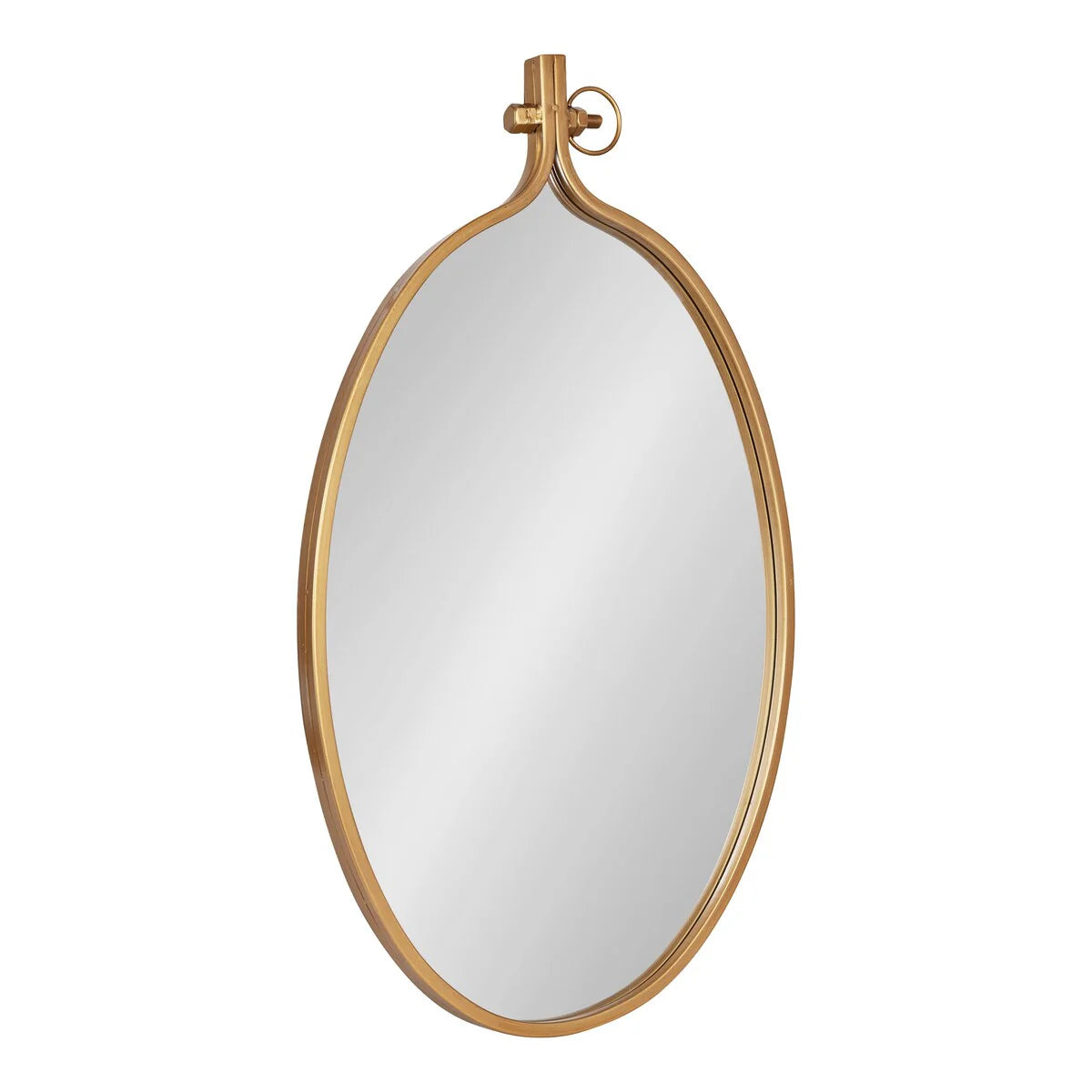 Modern Round Wall Mirror, Decorative Circular Accent Mirror for Living Room, Bedroom and Entryway