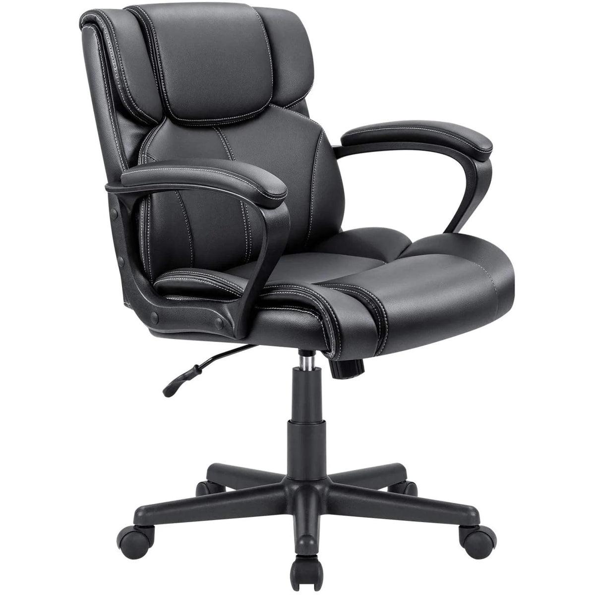 Mid Back Office Chair, Ergonomic Swivel Computer Task Chair for Home Office, Work and Study