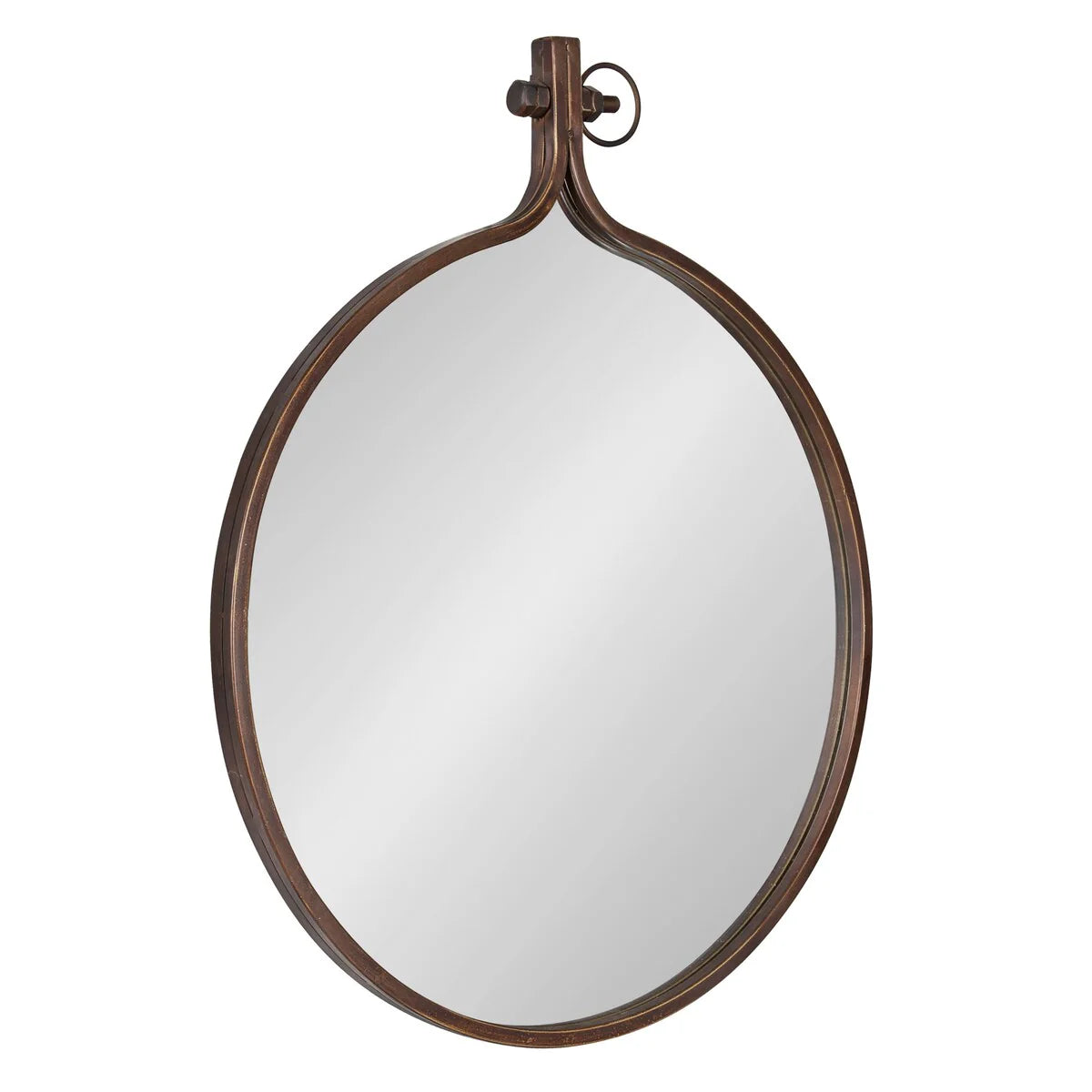 Modern Round Wall Mirror, Decorative Circular Accent Mirror for Living Room, Bedroom and Entryway