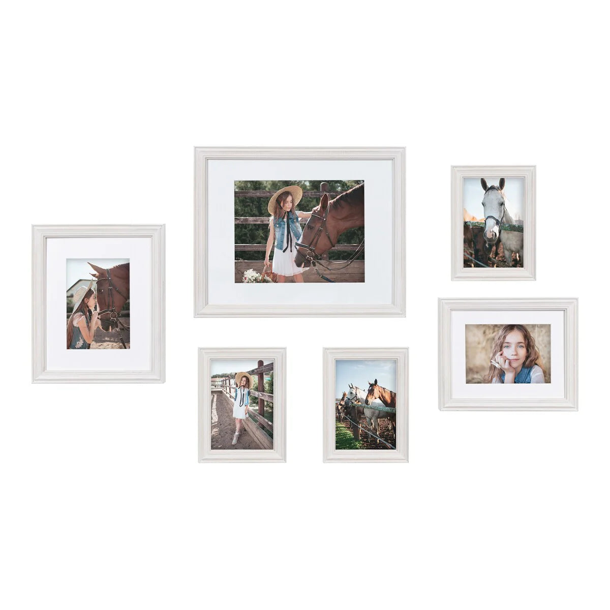 Gallery Wall Frame Set, Multi-Piece Decorative Picture Frames for Photos, Artwork and Home Decor