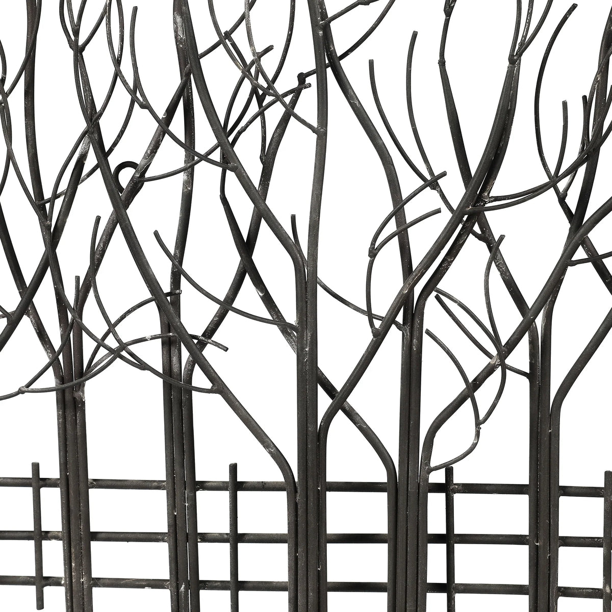 Black Metal Tree Wall Decor, Modern Forest Design Wall Art Sculpture for Living Room, Bedroom and Home Decoration
