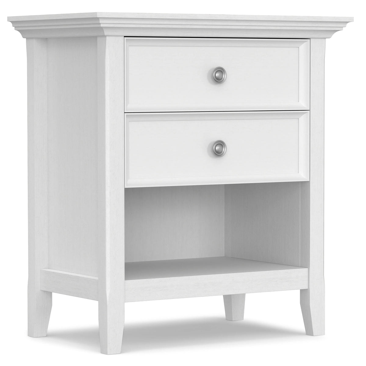 24 Inch Wide Solid Wood Nightstand, Bedside Table and Bedroom End Table