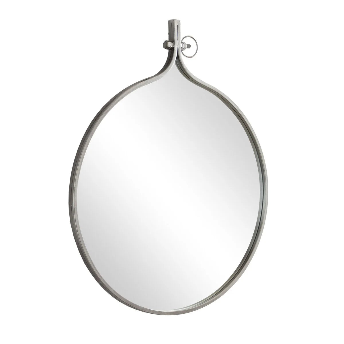 Modern Round Wall Mirror, Decorative Circular Accent Mirror for Living Room, Bedroom and Entryway