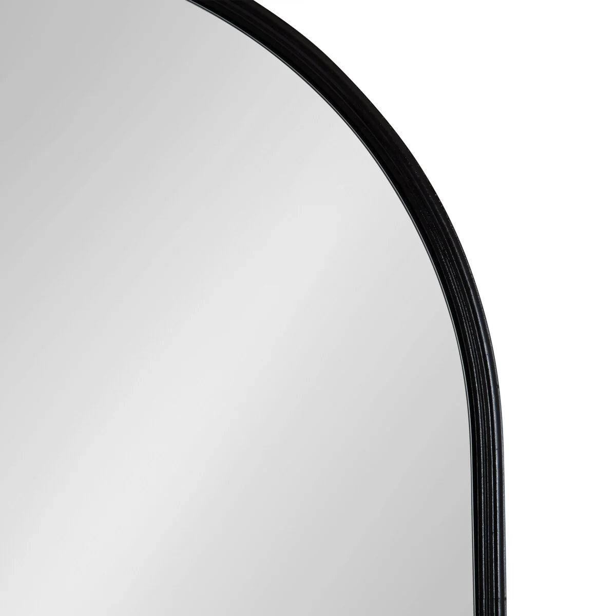 Modern Capsule Framed Wall Mirror, Decorative Oval Accent Mirror for Living Room, Bedroom and Entryway