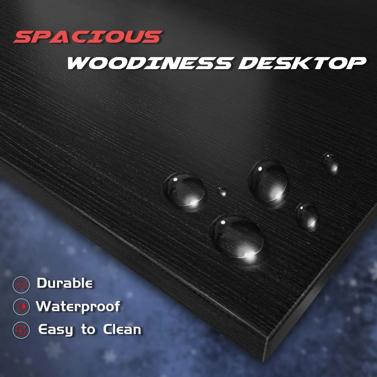 L Shaped Gaming Desk, Corner Computer PC Workstation for Gaming, Home Office and Study
