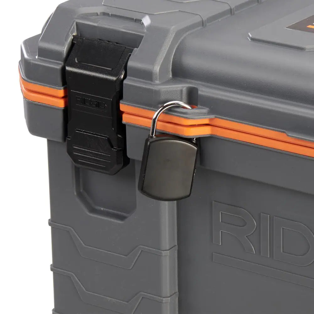 27Qt Cold Box �� High-Impact Resin Cooler with Carry Handle