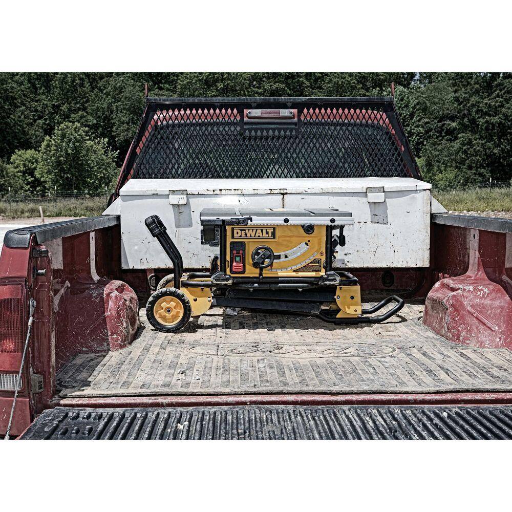 15 Amp 10-Inch Corded Jobsite Table Saw with Rolling Stand