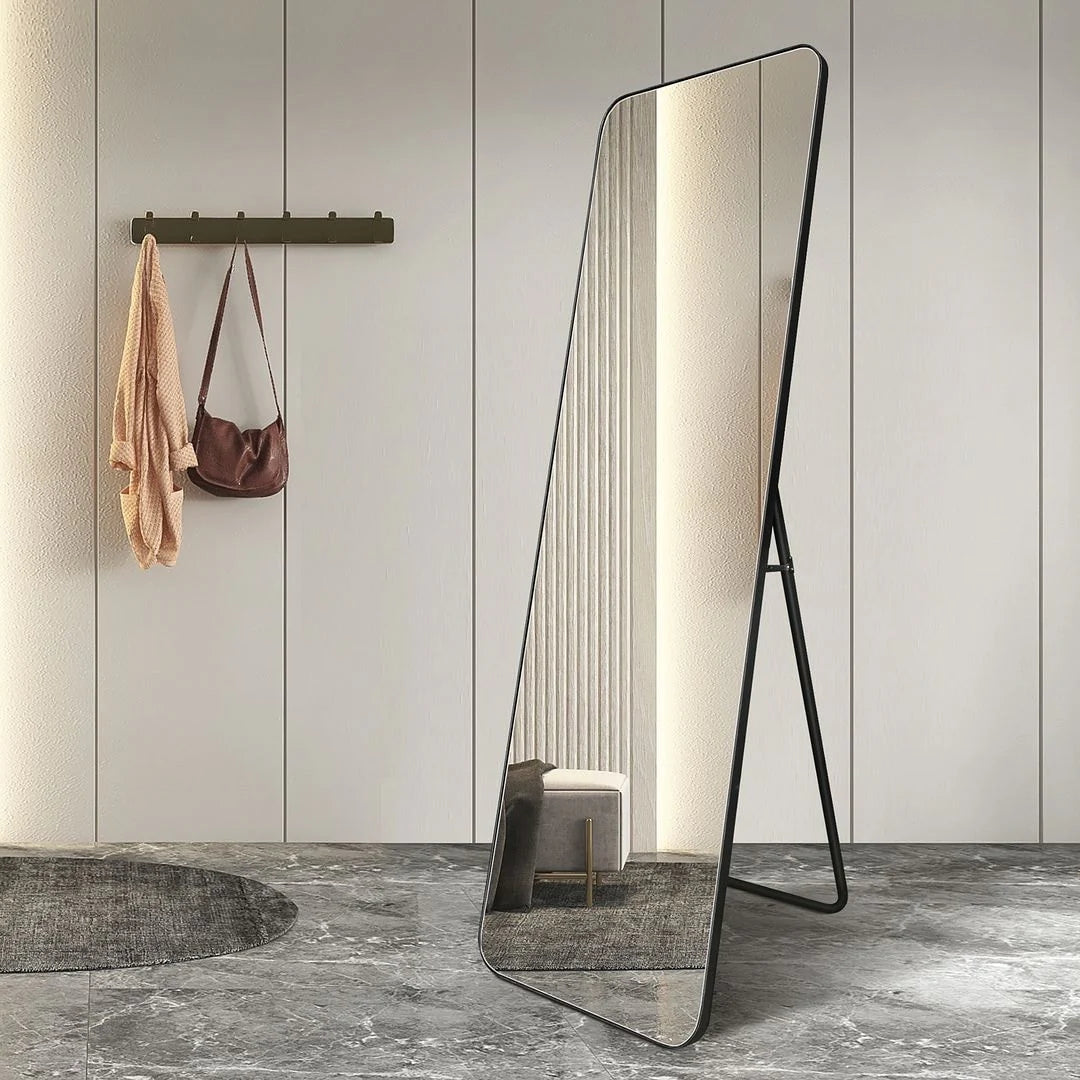 Metal Venetian Wall Mounted Mirror, Decorative Vintage Style Hanging Mirror for Living Room, Bedroom and Entryway