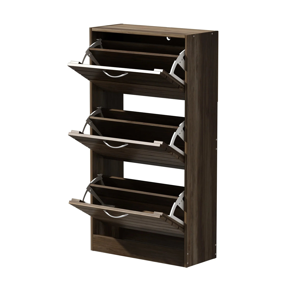Modern Shoe Storage Cabinet for Entryway and Hallway, Space-Saving Shoe Organizer