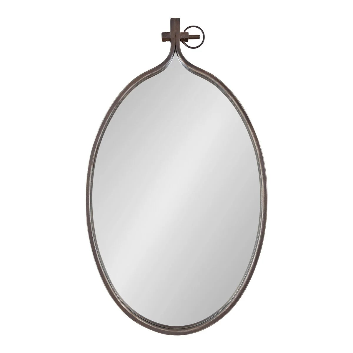 Modern Round Wall Mirror, Decorative Circular Accent Mirror for Living Room, Bedroom and Entryway