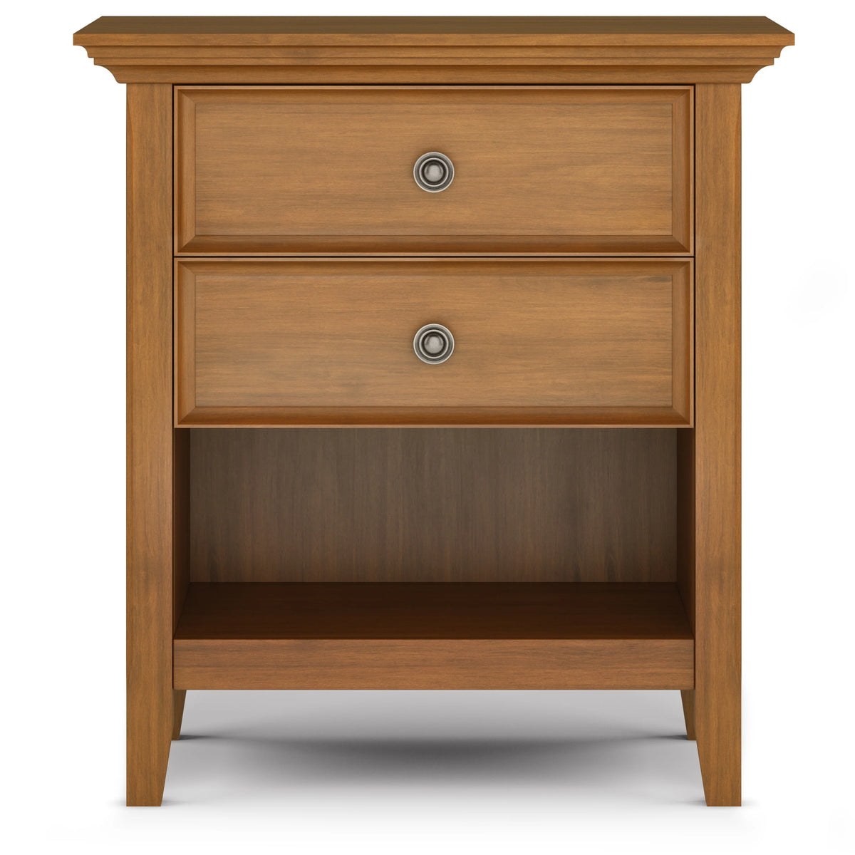24 Inch Wide Solid Wood Nightstand, Bedside Table and Bedroom End Table