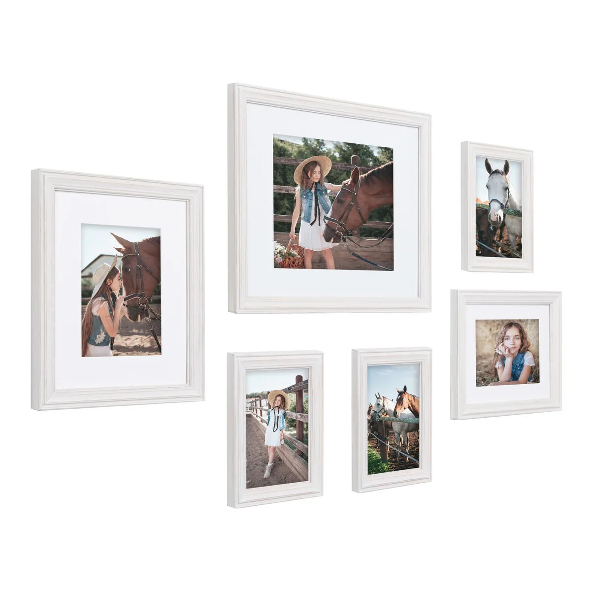 Gallery Wall Frame Set, Multi-Piece Decorative Picture Frames for Photos, Artwork and Home Decor