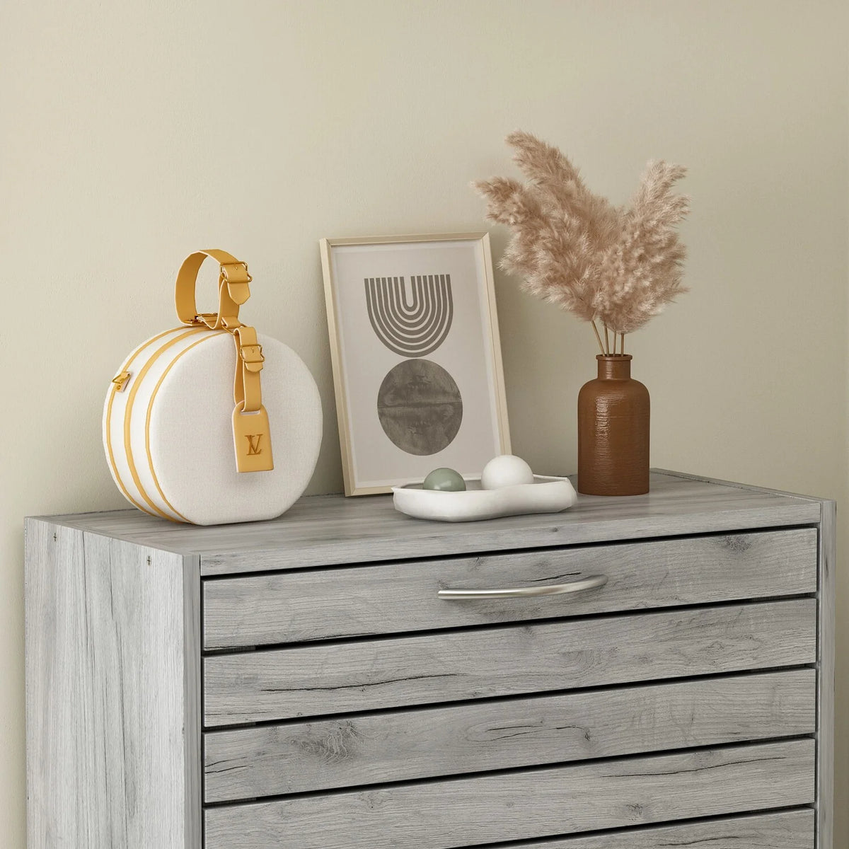 Modern Shoe Storage Cabinet for Entryway and Hallway, Space-Saving Shoe Organizer