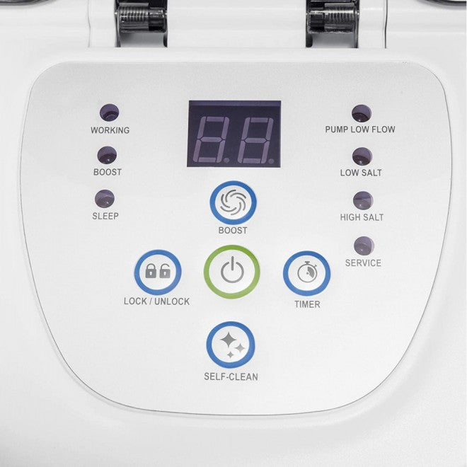 Saltwater Pool Chlorine System with E.C.O. Technology for Above-Ground Pools up to 15,000 Gallons, 110-120V with GFCI