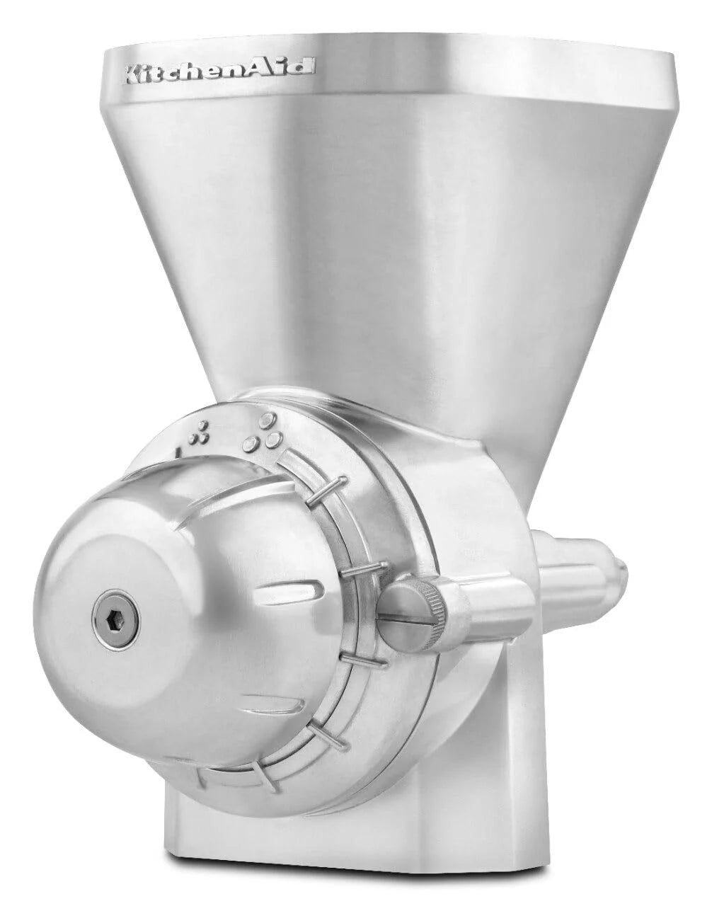 All Metal Grain Mill Attachment, Adjustable Grain Grinder Accessory for Stand Mixers, Wheat, Flour & Cereal Grinding