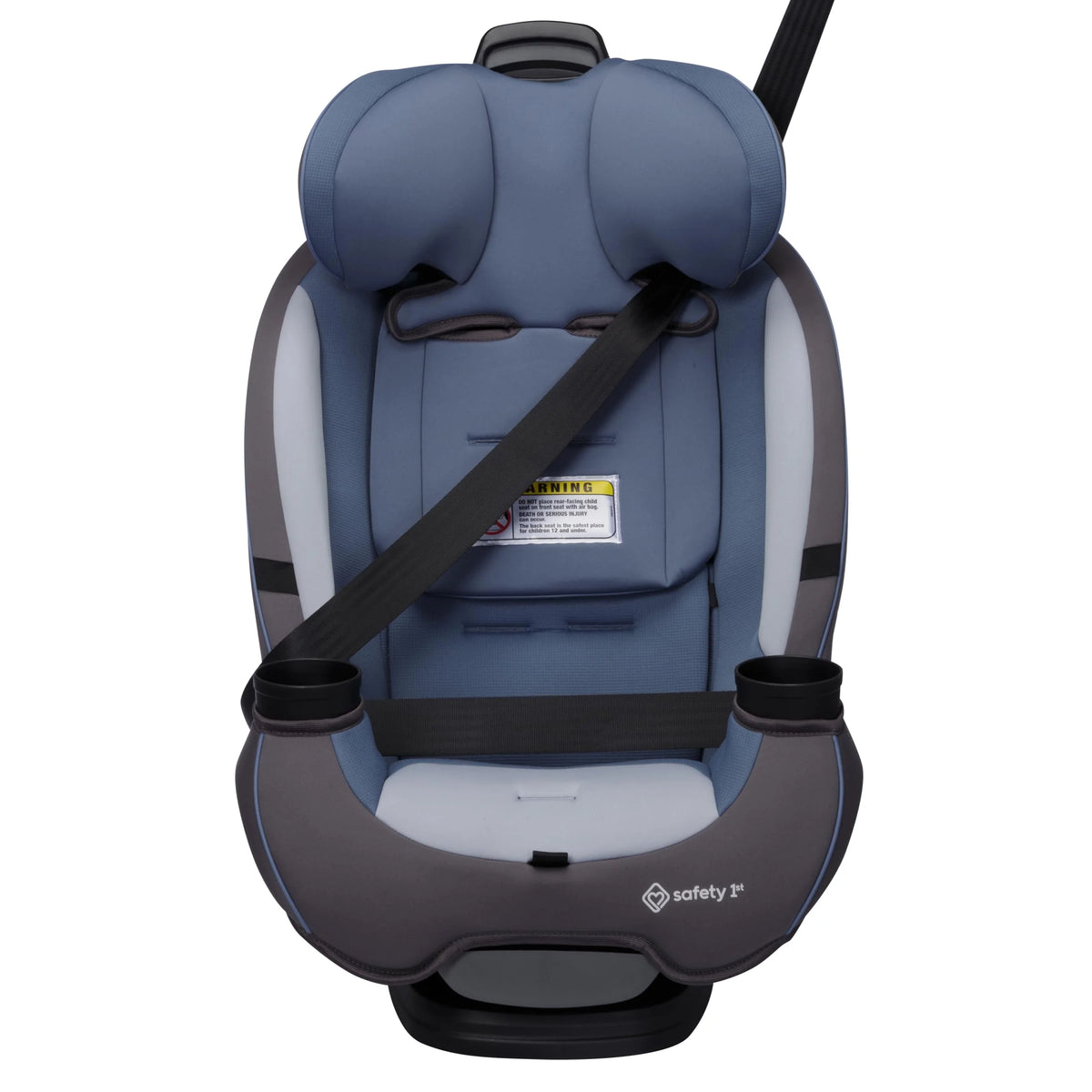 3-in-1 Slim Convertible Car Seat, All-in-One Infant Toddler Booster Seat, Rear & Forward Facing Child Safety Seat, Blue