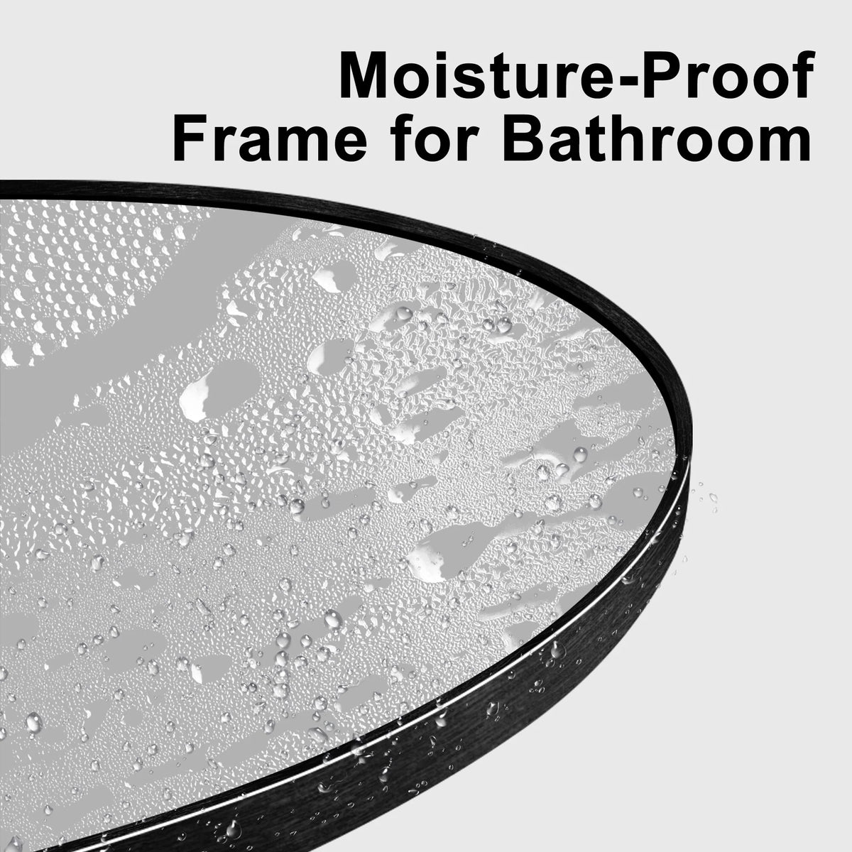 Modern Arch Aluminum Bathroom Wall Mirror, Wall Mounted Vanity Mirror for Bathroom, Bedroom and Home Decor