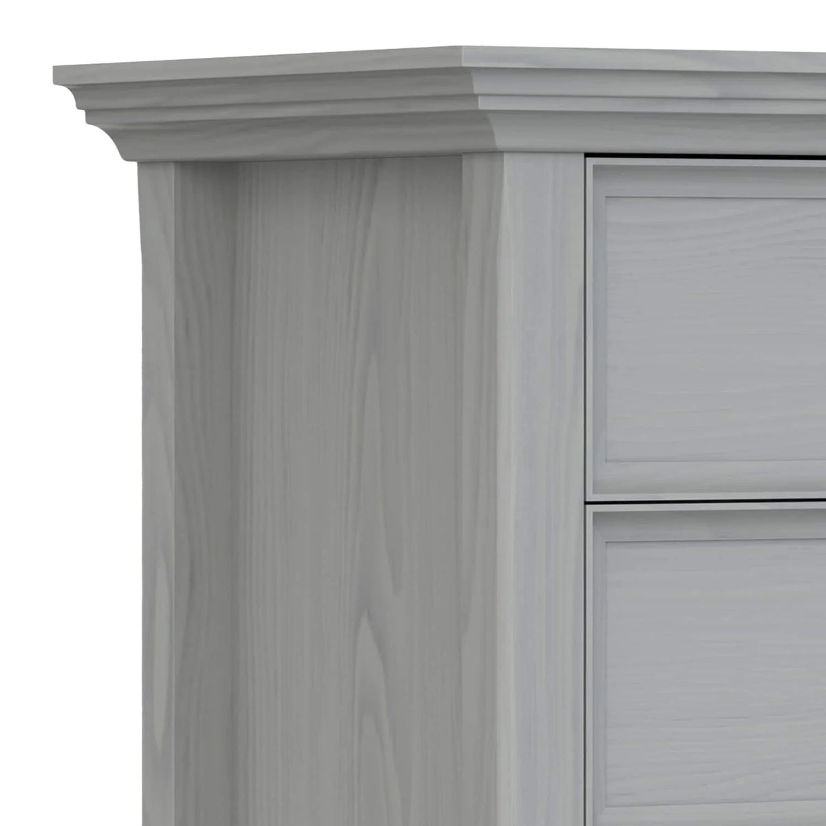 24 Inch Wide Solid Wood Nightstand, Bedside Table and Bedroom End Table