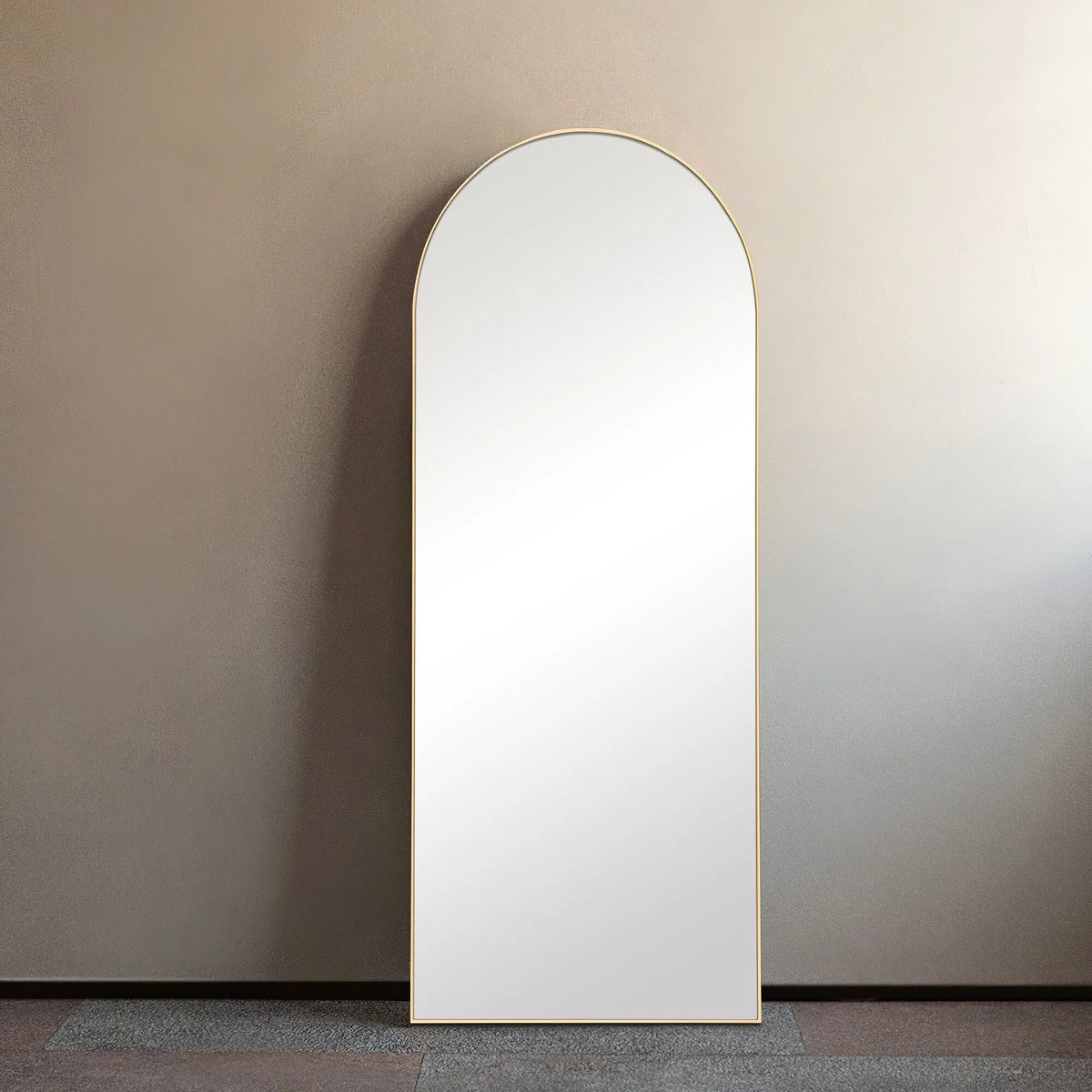 Arched Full Length Floor Mirror, Large Full Body Standing and Wall Mounted Mirror for Bedroom, Living Room and Home Decor
