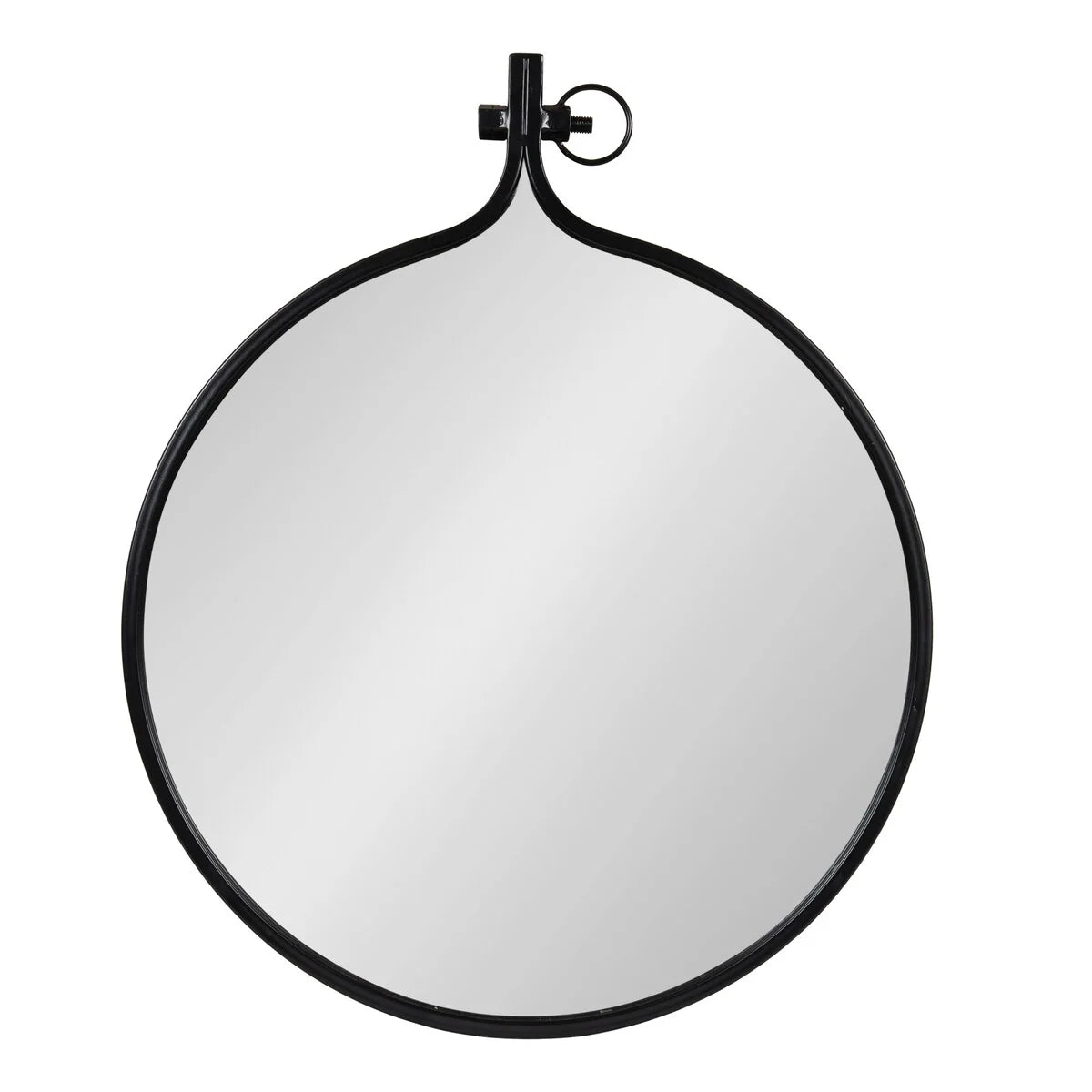 Modern Round Wall Mirror, Decorative Circular Accent Mirror for Living Room, Bedroom and Entryway