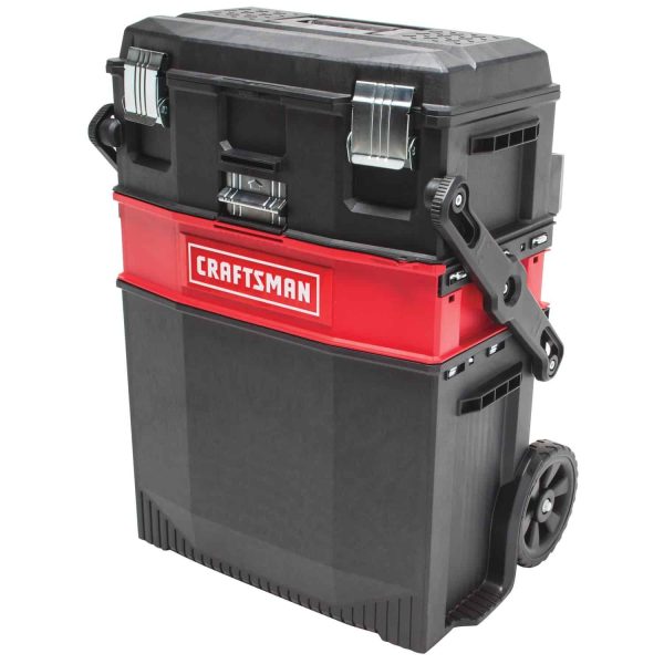 22" Rolling Tool Box �� 1-Drawer Lockable Metal Chest with Wheels