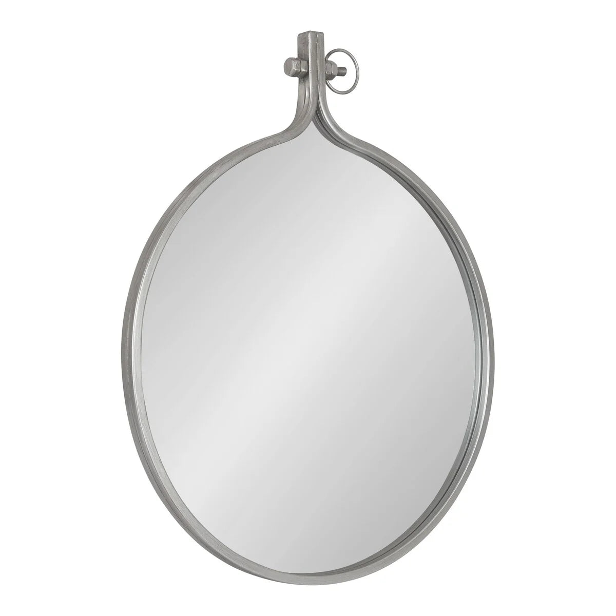 Modern Round Wall Mirror, Decorative Circular Accent Mirror for Living Room, Bedroom and Entryway