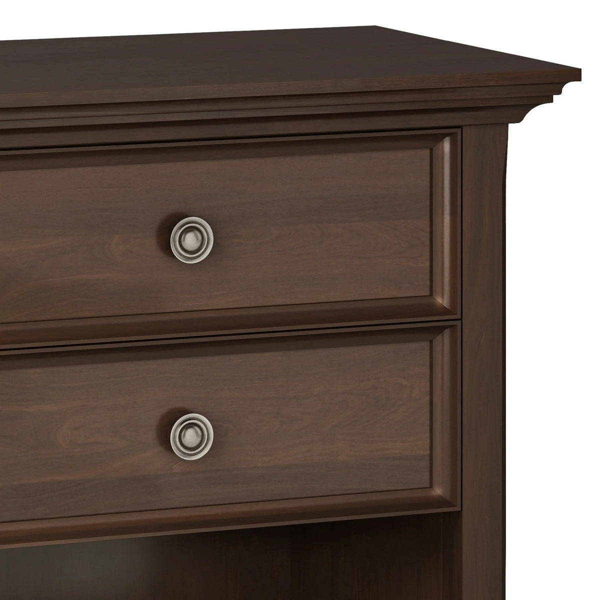 24 Inch Wide Solid Wood Nightstand, Bedside Table and Bedroom End Table