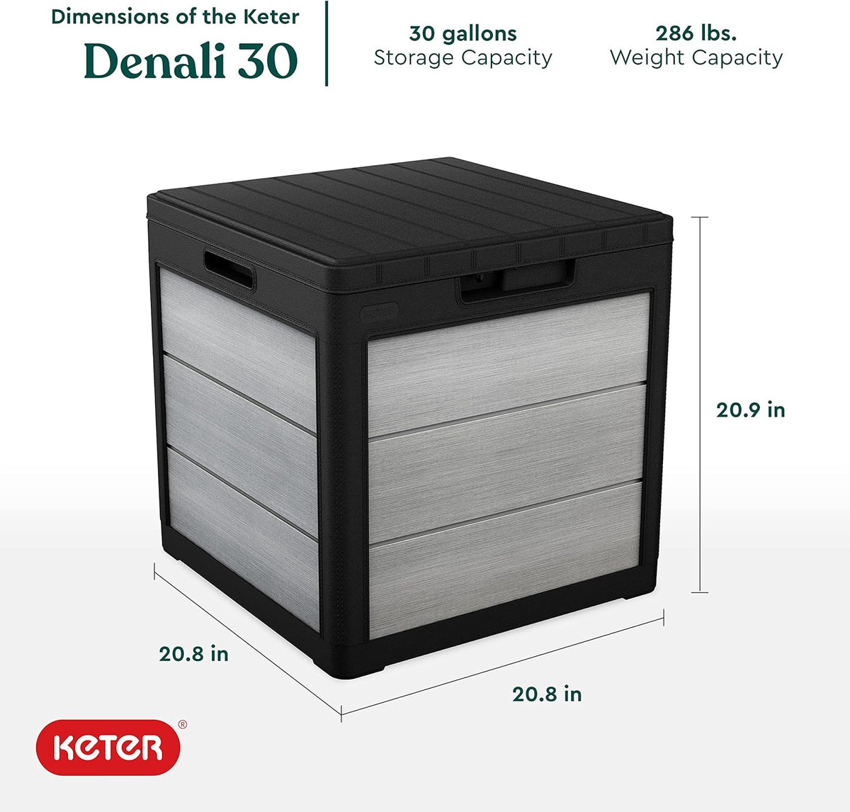 200 Gallon Resin Deck Box, Extra Large Outdoor Storage Container for Patio, Garden, Yard and Pool Area