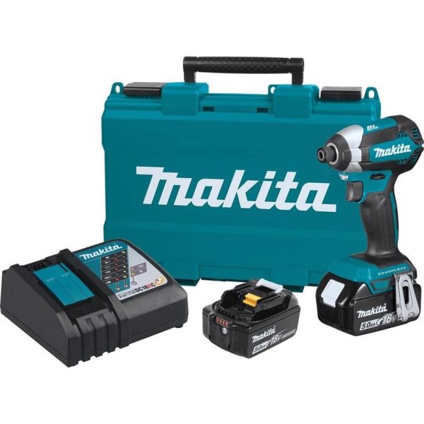 18V Brushless Impact Driver Kit �� 1/4" Cordless with Battery & Charger