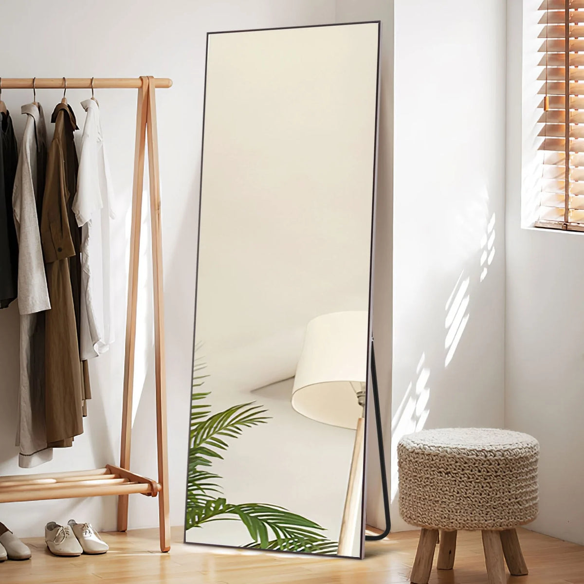 Large Full Length Wall Mounted Mirror, Full Body Dressing Mirror for Bedroom, Entryway and Home Decor