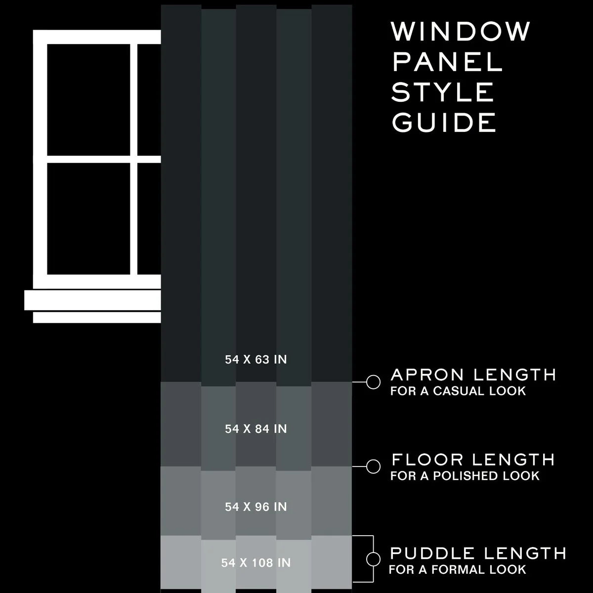 Blackout Curtain Single Panel, Back Tab and Rod Pocket Window Curtain