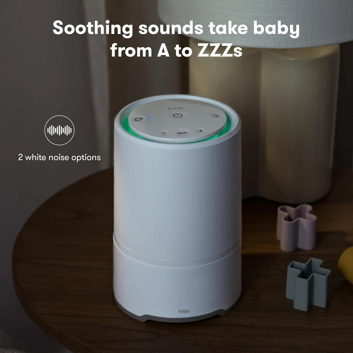 3-in-1 Baby Air Purifier, Compact Nursery Air Cleaner for Baby Room, Bedroom and Home