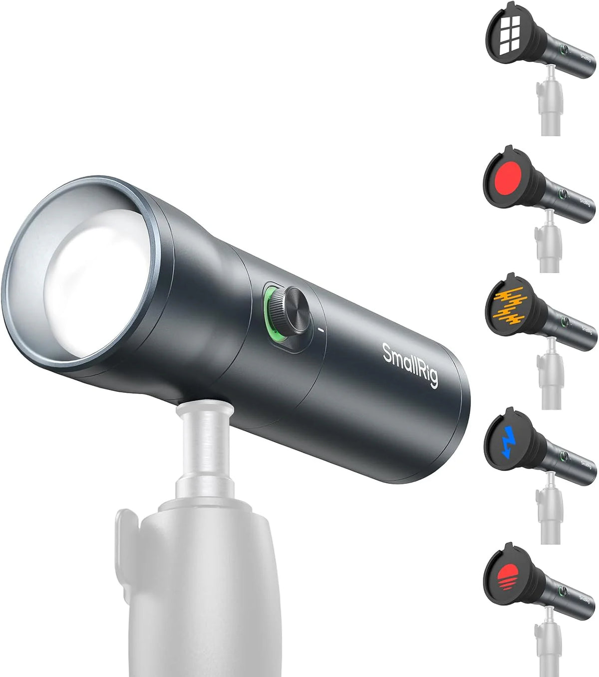 RGB LED Photography Flashlight, 4 Color Portable Fill Light for Photography, Video and Content Creation